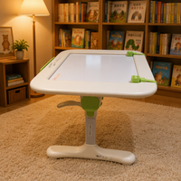 Table d'étude pour enfants OEM avec tableau magnétique fixe, mobilier d'apprentissage multi-mode sécurisé pour la maison, la maternelle et les activités créatives des tout-petits