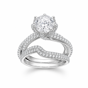 Anello da Donna con Taglio Brillante Rotondo, Gioiello Classico per Ogni Giorno - Product Image 1
