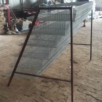 Cage à cailles en plastique à 6 étages à vendre (usine de Guangzhou)
