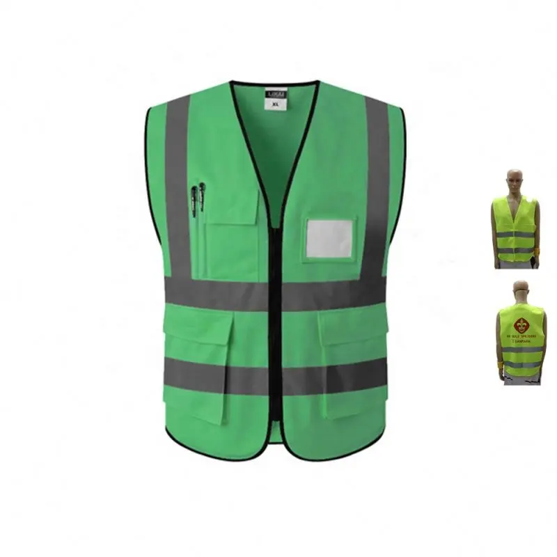 Publicité En Plastique Gilet D'urgence Stock Pvc Gilet De Sécurité Pour La Promotion