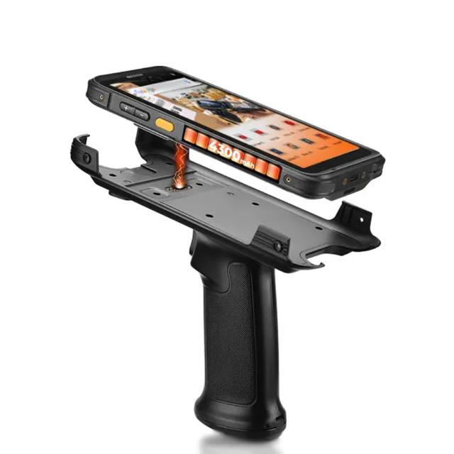 Pda Android 9 Hand Held Computer Barcod Scanner Inventory Machine Barcode Pdas with RFID NFC Biometric Fingerprint Pda UHF RFID