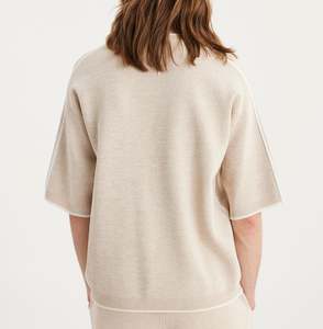 Ensemble de t-shirts en tricot de coton à manches courtes pour hommes, à la mode simple et personnalisée - Product Image 3