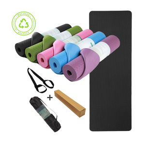 <span class=keywords><strong>2026</strong></span>年製 滑り止め加工 洗濯可能 ピラティス カスタムサイズ 厚手グリップ TPE ヨガマット キャリーストラップバッグ - Product Image 2