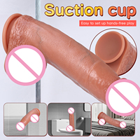 Dildo en silicone réaliste avec ventouse puissante, stimulation du point G incurvée, design réaliste pour femmes, hommes, couples, jouet pour adultes sans danger pour le corps