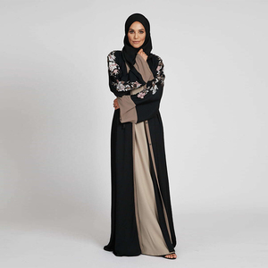 Báscula acampanada de lentejuelas para mujer y adultos, vestido de diseño novedoso, Abaya, <span class=keywords><strong>Burqa</strong></span>, corte irregular, elegante, de poliéster - Product Image 4