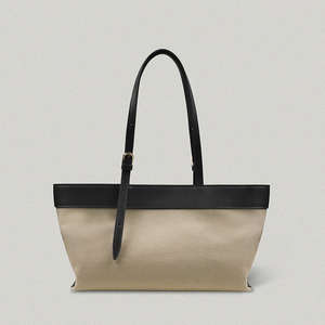 Bolso de mano de poliuretano de alta calidad para mujer, bolso de poliéster para compras y viajes, bolso de hombro clásico retro de lona para mujer - Product Image 3