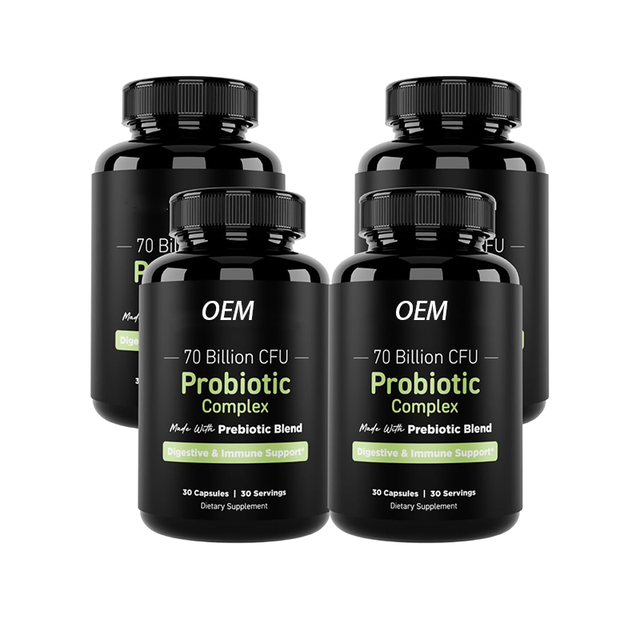 OEM Bulk 120 Billion Cfu 10pcs Vitamin Probiotics Capsule Supplement Digestive Health Dietary Supplements for Adults