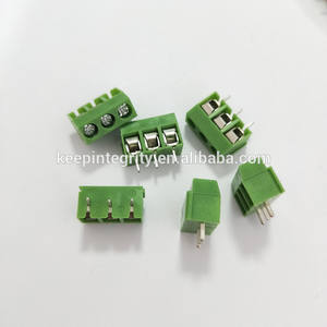 5.08 מ 'kf301 2pin 3pin מחסום מסוף בלוק pcb נקבה מחבר זכר מחבר ירוק כחול שחור כחול לבן - Product Image 3