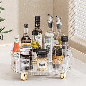 Contenedores Transparentes para Almacenamiento de Cocina, Organizador Multiusos 360 para Condimentos, Estante para Especias - Product Image 6