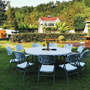Fabrika Toptan Satış Büyük Banket Katlanır Yuvarlak Masa Otel Düğün Salonu Konferans Restoran Catering İçin - Product Image 1