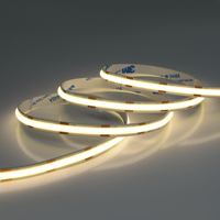 Ruban LED flexible blanc froid 4000K 24V 8mm 480 LED 14W par mètre 1100lm par mètre COB sans points pour éclairage d'armoires