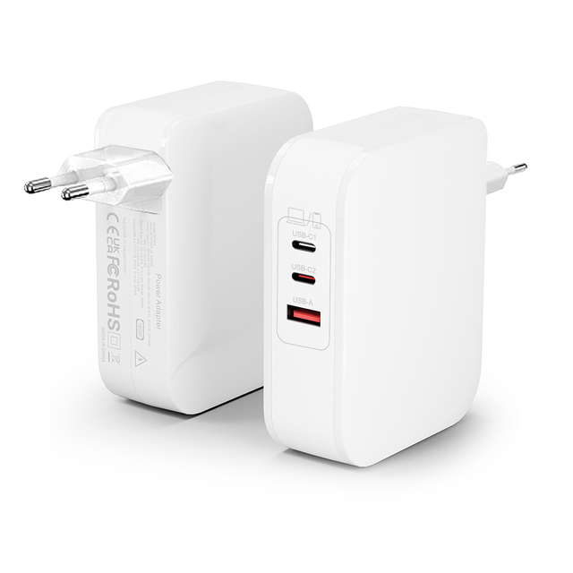 160W USB C Fast Charger GaN 3 Port Charging Station for Smartphones and Macbook 10W Output Power for Laptop Use