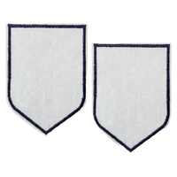 Écusson personnalisé en gros avec logo, thermocollant, brodé, à scratch, pour bagages/vêtements