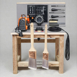 Brocha para Pintar Paredes de 50 mm, Grado DIY, <span class=keywords><strong>Cerdas</strong></span> de Poliéster, Mango de Madera, para Pintura de Látex, Separación de Colores, Garantía de 3 Años, ODM - Product Image 3