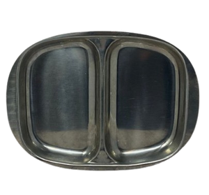 Plateau de service alimentaire multifonctionnel Indian Thali Compartiment réutilisable Plaques métalliques en acier inoxydable - Product Image 4