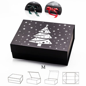 Wholesale Rigid Custom Color Foil Stamping logo Printing <strong>Christmas</strong> <strong>eve</strong> Gift Packaging <strong>Boxes</strong> - Product Image 3