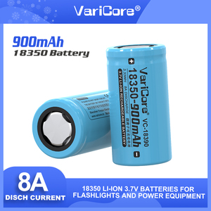 VariCore <span class=keywords><strong>18350</strong></span> 3.7V 900mAh Li-ion bateria recarregável 8A ferramentas elétricas de alta descarga - Product Image 4