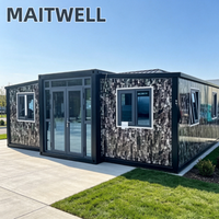 Maisons préfabriquées, maisons pliables, conteneurs habitables, bâtiments extensibles, maison modulaire portable 2 chambres, maison modulaire standard chinoise