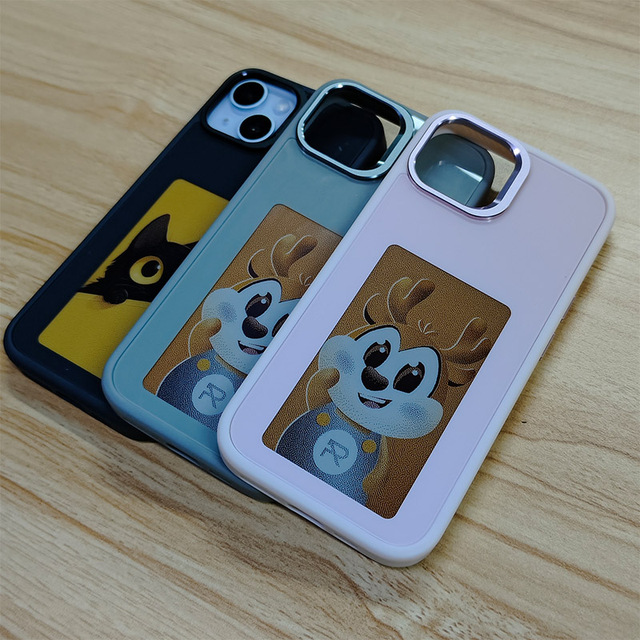 New Arrival NFC E-ink DIY Custom Phone Case Designer Mobile Phone Cover for iPhone 14 15 16 Pro Max Case