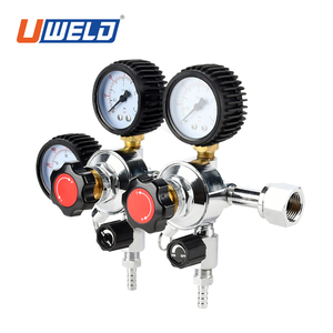 UWELD 2023 vendite calde CGA320 regolatore di birra <span class=keywords><strong>CO2</strong></span> a doppio calibro con valvola di sfiato barile di birra domestico - Product Image 5