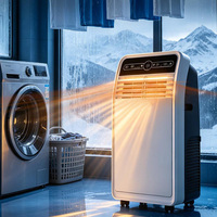 Aire Acondicionado Eléctrico de Alta Calidad, Solo Frío, 220V-240V 50Hz, 9000Btu, Portátil para Uso en Hoteles, Control Remoto, 108 Pies Cuadrados