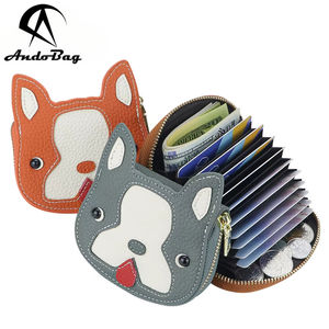 AndoBag - Cartera Pequeña de Cuero Genuino para Mujer, con Múltiples Ranuras para Tarjetas, Monedero Casual de Moda 2936 - Product Image 1