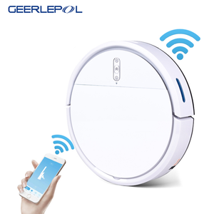 Robot aspirador doméstico de recarga automática, giroscopio, Aspiradora inteligente para limpieza de suelo, cubo de basura, fregado, acceso Wifi a Hotel - Product Image 1