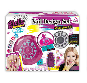 Set de jouets maquillage pour filles, 2020, ensemble de mode, <span class=keywords><strong>art</strong></span> des ongles, Kit de fête de SPA, jouets, cosmétiques, DIY, bricolage, jouets éducatifs pour enfants - Product Image 1