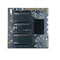 Carte d'extension PCIe Gen4 X16 4/5 emplacements avec switch PEX88096 et SlimSAS SFF-8654 pour GPU double largeur et cartes réseau – En stock