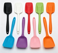 Spatule en silicone de qualité alimentaire, spatule de cuisine résistante à la chaleur, ustensile de cuisine antiadhésif