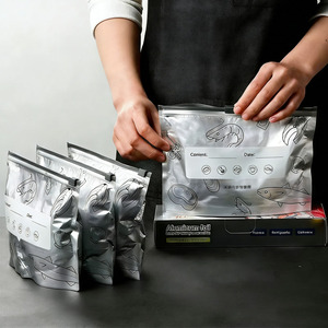 <span class=keywords><strong>Sacchetti</strong></span> Richiudibili in BOPP con Zip, Spessi, <span class=keywords><strong>per</strong></span> Campeggio, Barbecue, <span class=keywords><strong>Marinatura</strong></span>, Tè, Alimenti Secchi, Conservazione in Frigorifero e Congelatore, Basso MOQ - Product Image 2