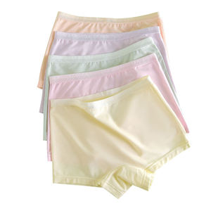 Design minimaliste couleur unie modal basique slip boxer fille sous-vêtements pour adolescentes - Product Image 2