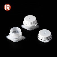Bouchon à vis de 33 mm pour poche souple, écologique, durable, de qualité alimentaire, anti-fuite, réutilisable, grand format, pour shampoing, Sanrun