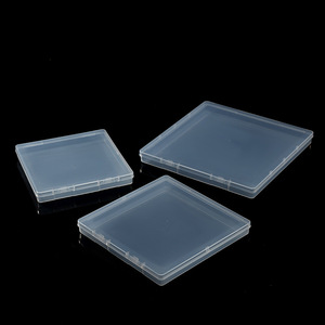 Plastic Storage Box Square PP Covered Desktop Organizer For Jewelry Components Parts Packaging 55305536 - Product Image 2
