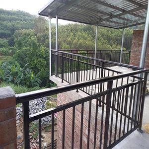 Barandilla <span class=keywords><strong>de</strong></span> Balcón <span class=keywords><strong>de</strong></span> Acero Galvanizado <span class=keywords><strong>para</strong></span> Villas, Comunidades, Azoteas, Escaleras Exteriores, Barandilla <span class=keywords><strong>de</strong></span> Hierro Forjado <span class=keywords><strong>para</strong></span> <span class=keywords><strong>Terraza</strong></span>, Protección Montada en el Suelo - Product Image 2