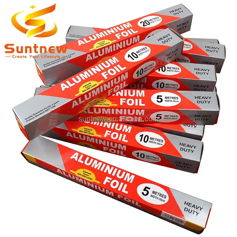 Cina SuntNew fabbrica prezzo a buon mercato imballaggio alimentare foglio di alluminio