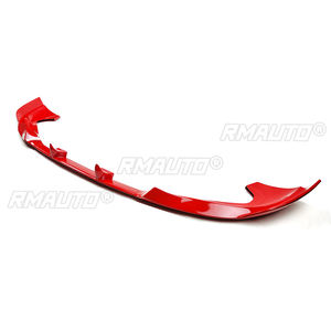 Juego de 3 Divisores de Parachoques Delantero para Jeep Grand Cherokee SRT 2013-2016 y SRT8 2012-2013 2015-2016, Estilo Fibra de Carbono, Negro y Rojo - Product Image 3