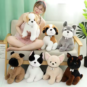 Songshan juguetes personalizados pequeños peluches suaves lindos al por mayor Pug Bulldog <span class=keywords><strong>Husky</strong></span> Animal <span class=keywords><strong>de</strong></span> peluche perro <span class=keywords><strong>de</strong></span> juguete <span class=keywords><strong>de</strong></span> peluche cachorro peludo - Product Image 2