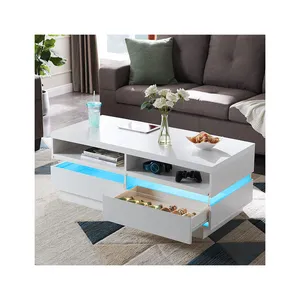 Debonair Furniture Manufacture Price customized Living Room panel wood modern coffee table