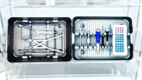 Ensemble de chirurgie spinale vétérinaire - Système de vis pédiculaires avec instruments et implants pour les procédures de chirurgie de la colonne vertébrale canine et animale