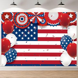 Toile de fond photo personnalisable pour le Memorial Day et le Jour de l'Indépendance, bannière décorative pour fête, arrière-plan photographique - Product Image 2