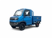 Quadricycle électrique ChangLi Heavy Haul à cabine fermée, style golf, 4 roues, avec direction contrôlée, pour le transport de marchandises