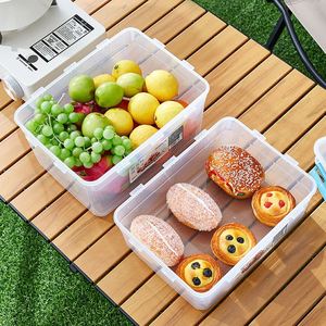 Recipiente Clásico Transparente Portátil Hermético Multifuncional para Almacenamiento de Alimentos, Rectangular, de PP, para Refrigerador - Product Image 3