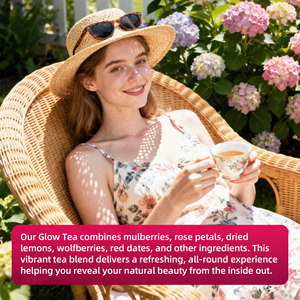 Té en Bolsitas Jiaoming de Alta Calidad para una Piel Radiante, Té Saludable para la Belleza y Blanqueamiento de la Piel, Contiene Colágeno, Té en Bolsitas al por Mayor - Product Image 3