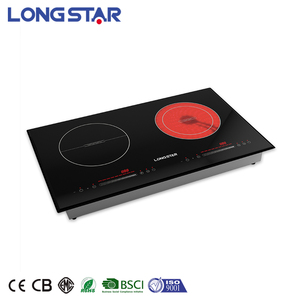 Precio al por Mayor, Placa de Inducción Eléctrica Doble de Metal, 4000W, <span class=keywords><strong>2</strong></span> Hornillas, para Hotpot, Instalación en Encimera, Hogar y Hotel - Product Image 4