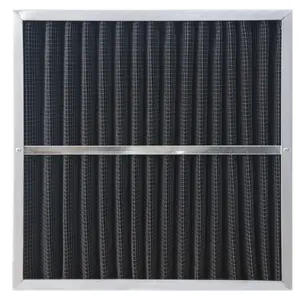 Filtro medio para Panel de aire de carbón activado, filtro plisado primario de 24x24x12 pulgadas