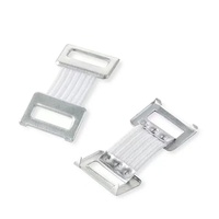 Attaches élastiques de type papillon remplaçables pour bandages, clips en tissu extensible, fermoirs métalliques pour consommables médicaux