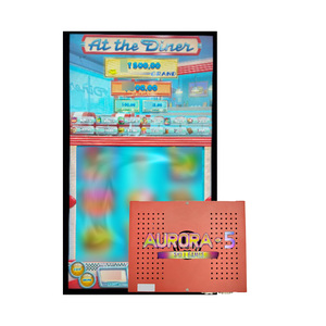 Tablero de Juego AURORA 5 en 1 con Pantalla Curva de 43 Pulgadas para Consola de Juegos Arcade con Soporte en Idioma Inglés - Product Image 3