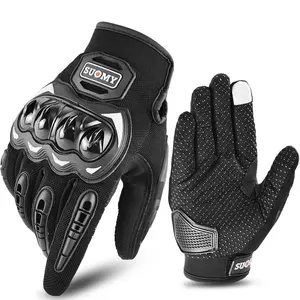 SUOMY Găng Tay Lái Xe Máy Màn Hình Cảm Ứng Găng Tay Bảo Vệ Motos Luvas Guantes Mùa Đông & Mùa Hè Găng Tay Đua Xe Găng Tay Xe Đạp Đua Xe