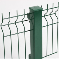 Panel de Malla de Alambre Soldada Curvada en V 3D de Acero Galvanizado de Alta Calidad con Revestimiento de PVC para Cercas de Jardín con Servicio de Modelado 3D